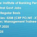 IBPS PO/MT Recruitment 2025 Post Apply Now